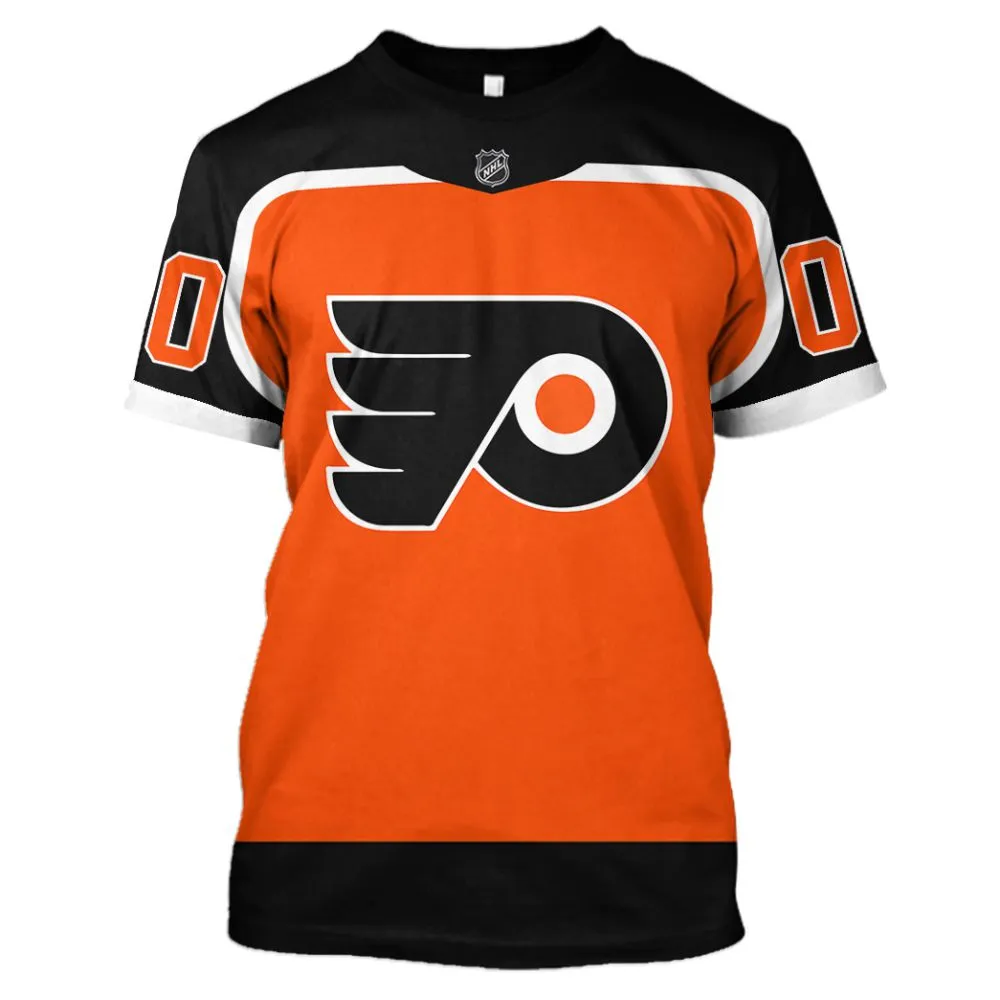 Philadelphia Flyers Reverse Retro Jerseys Customize Your Name & Number Hot Sale 3D Printed Long Sleeved Sweatshirt 