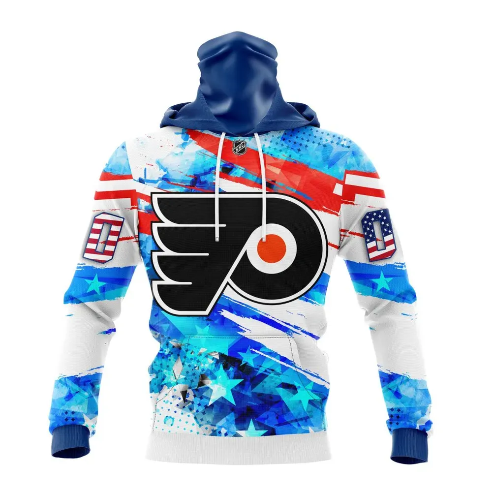 Philadelphia Flyers | Special Concept For Independence Day St2201 Mask Hoodie