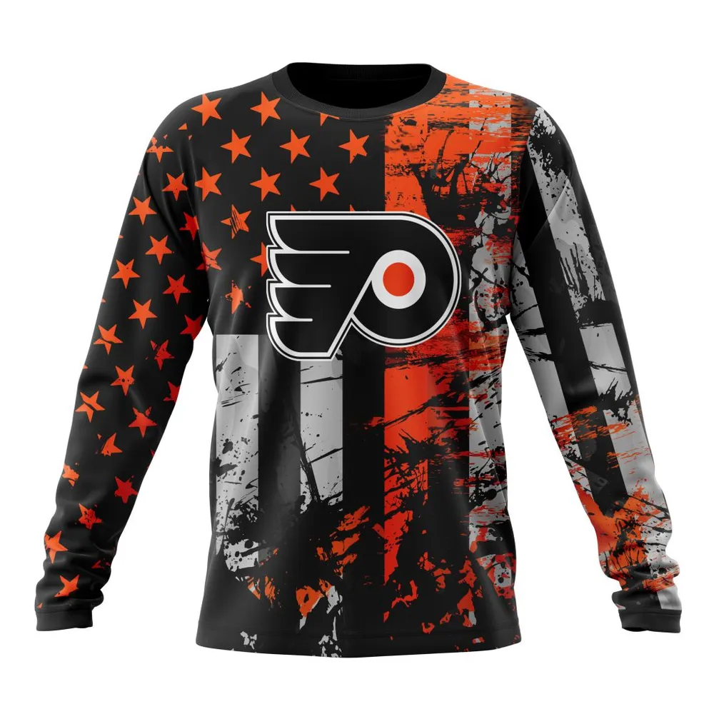 Philadelphia Flyers | Specialized Jersey For America Long Sleeved Sweatshirt 