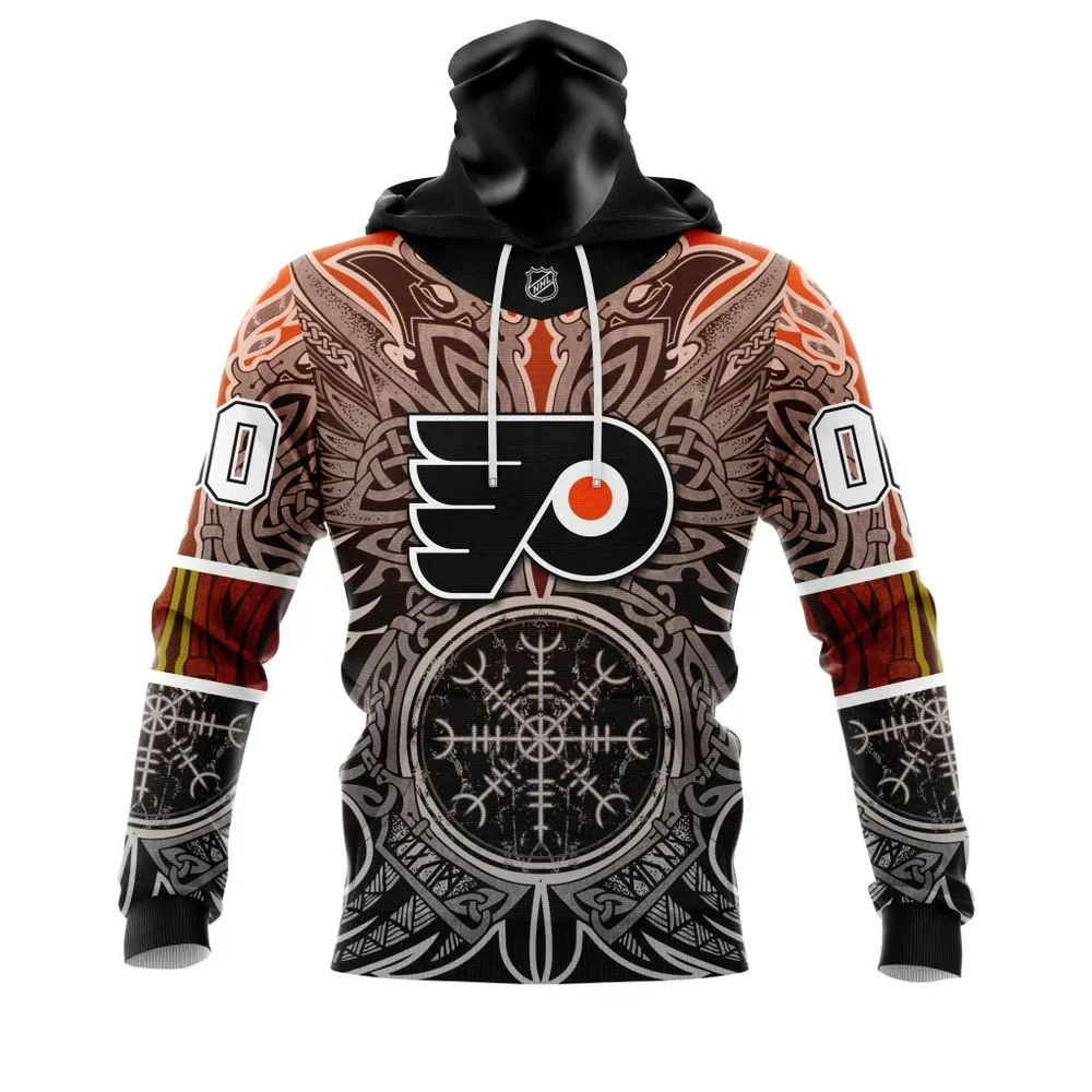 Philadelphia Flyers | Specialized Norse Viking Symbols St2201 Mask Hoodie