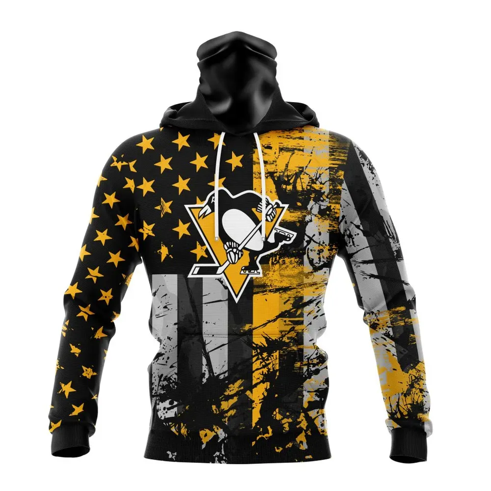 Pittsburgh Penguins | Specialized Jersey For America Mask Hoodie