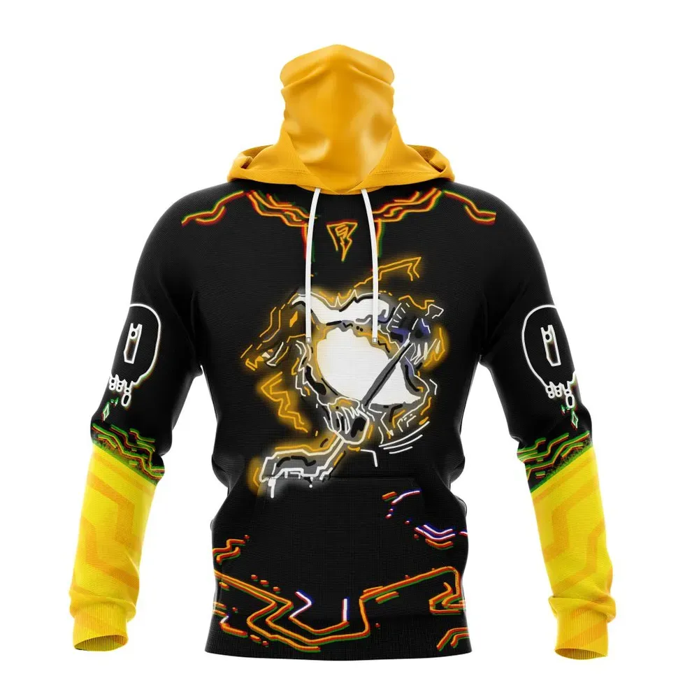 Pittsburgh Penguins | Specialized Jersey For Halloween Night Mask Hoodie