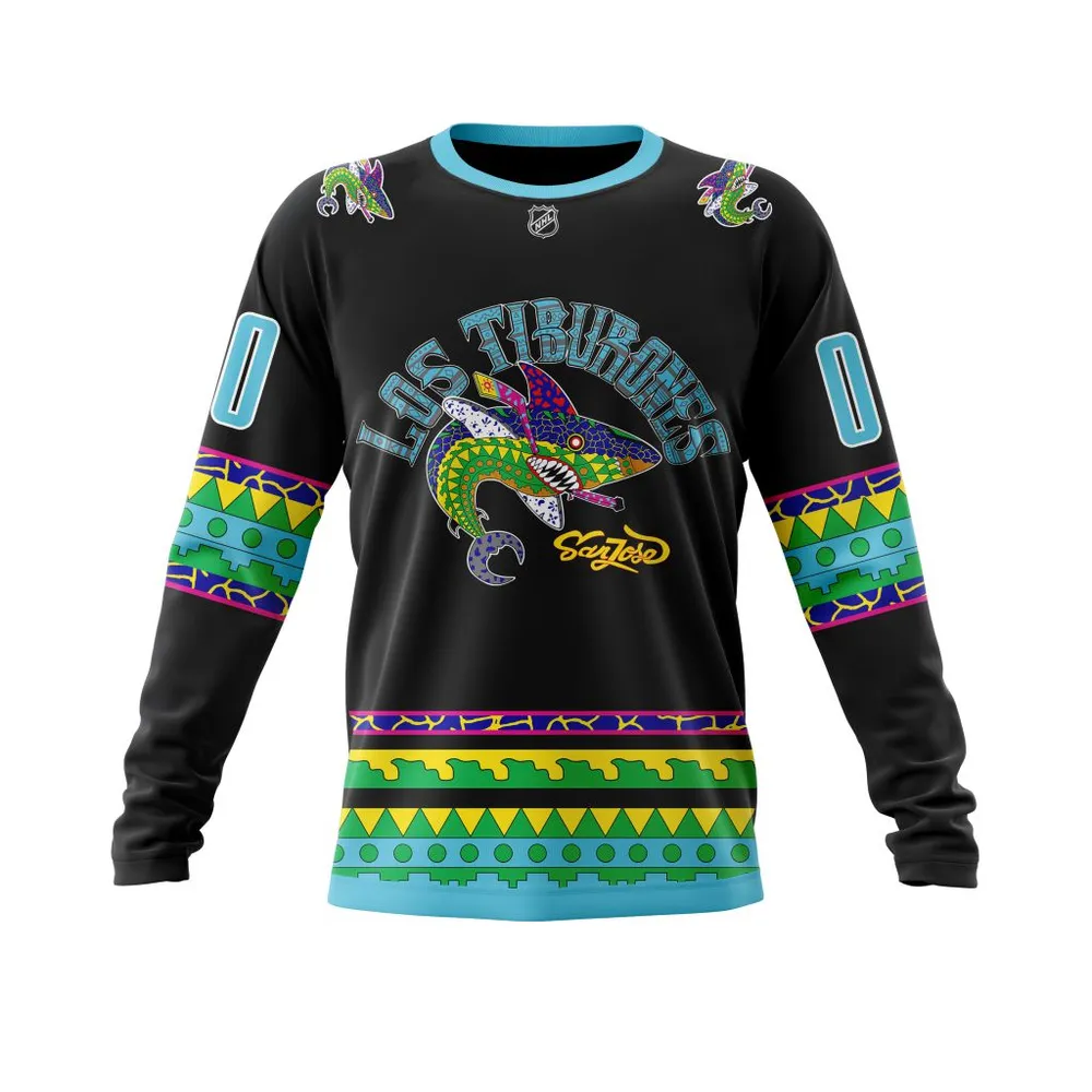 San Jose Sharks | With Specialized Logo Concepts Kits Long Sleeved Sweatshirt 