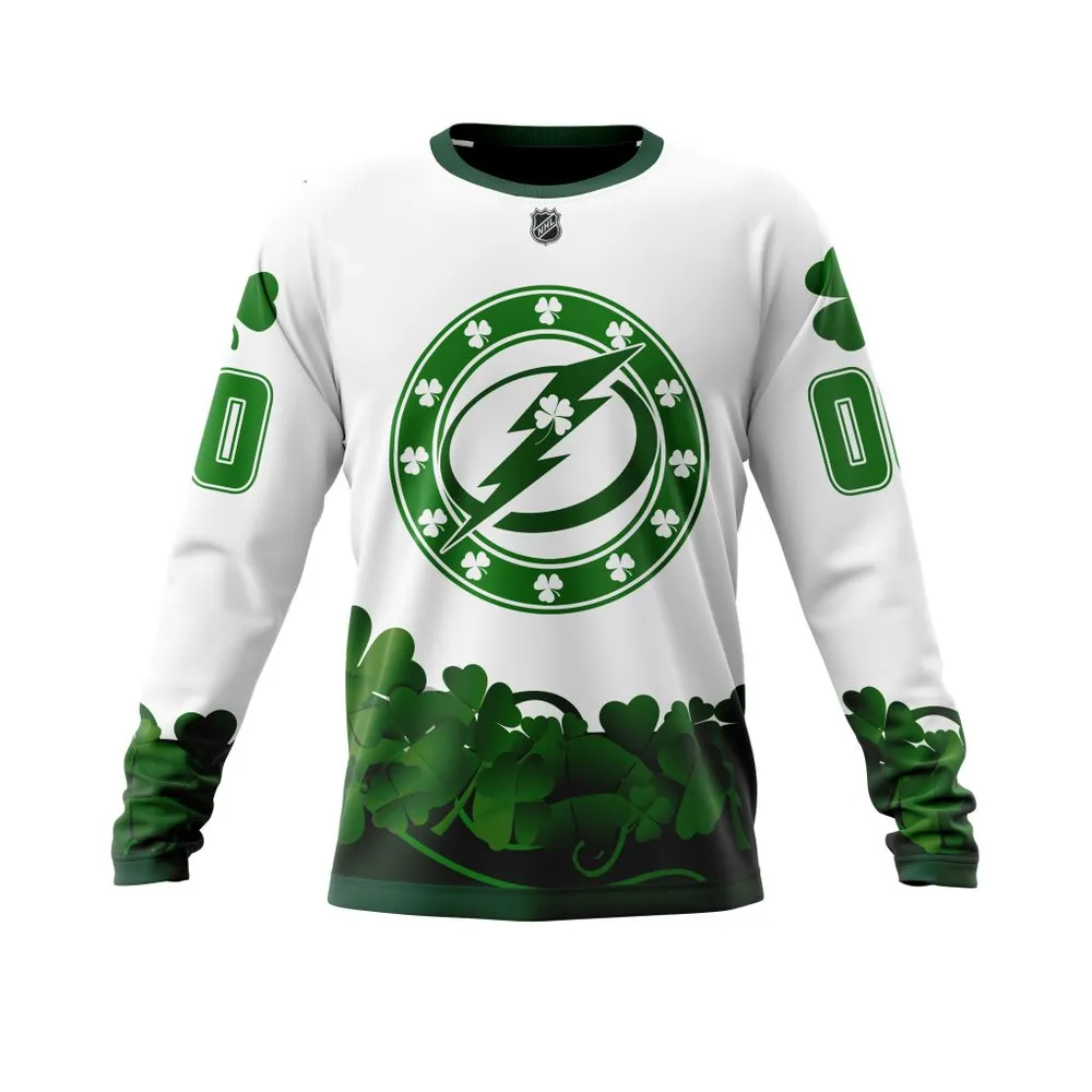 Tampa Bay Lightning | Happy St.Patrick Days Jersey V0522 Long Sleeved Sweatshirt 