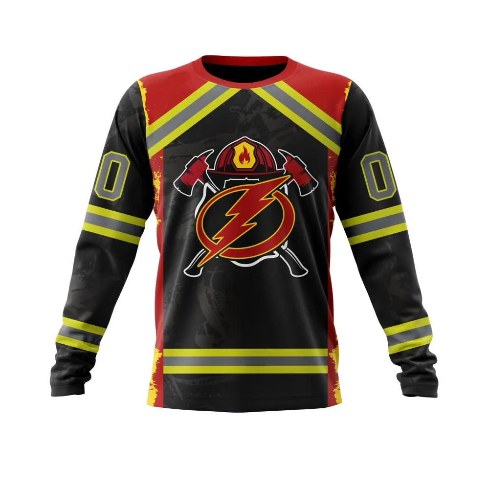 Tampa Bay Lightning | Honnor Firefighter V0322 Long Sleeved Sweatshirt 