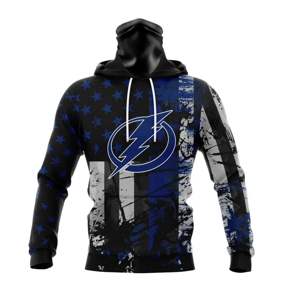 Tampa Bay Lightning | Specialized Jersey For America Mask Hoodie