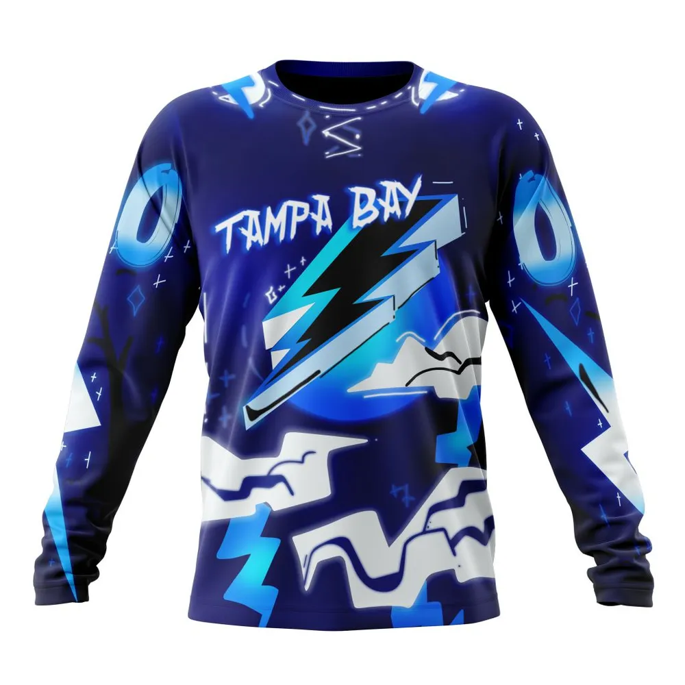 Tampa Bay Lightning | Specialized Jersey For Halloween Night Long Sleeved Sweatshirt 