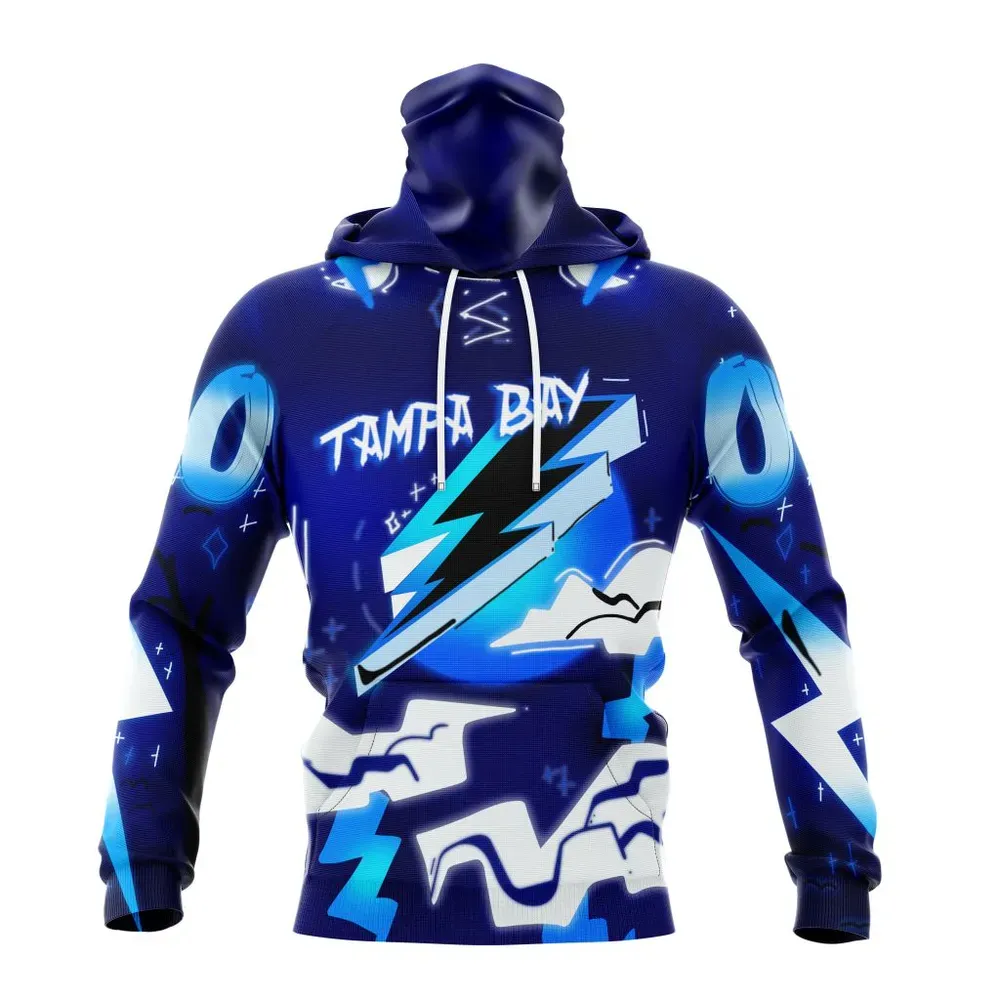 Tampa Bay Lightning | Specialized Jersey For Halloween Night Mask Hoodie