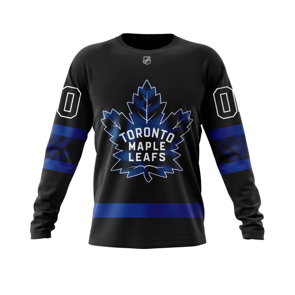 Toronto Maple Leafs Premier Reversible Black Long Sleeved Sweatshirt 