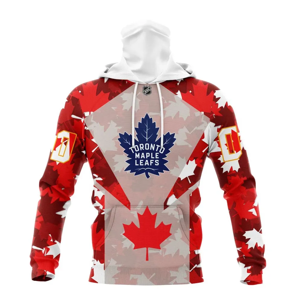 Toronto Maple Leafs | Special Concept For Canada Day St2201 Mask Hoodie