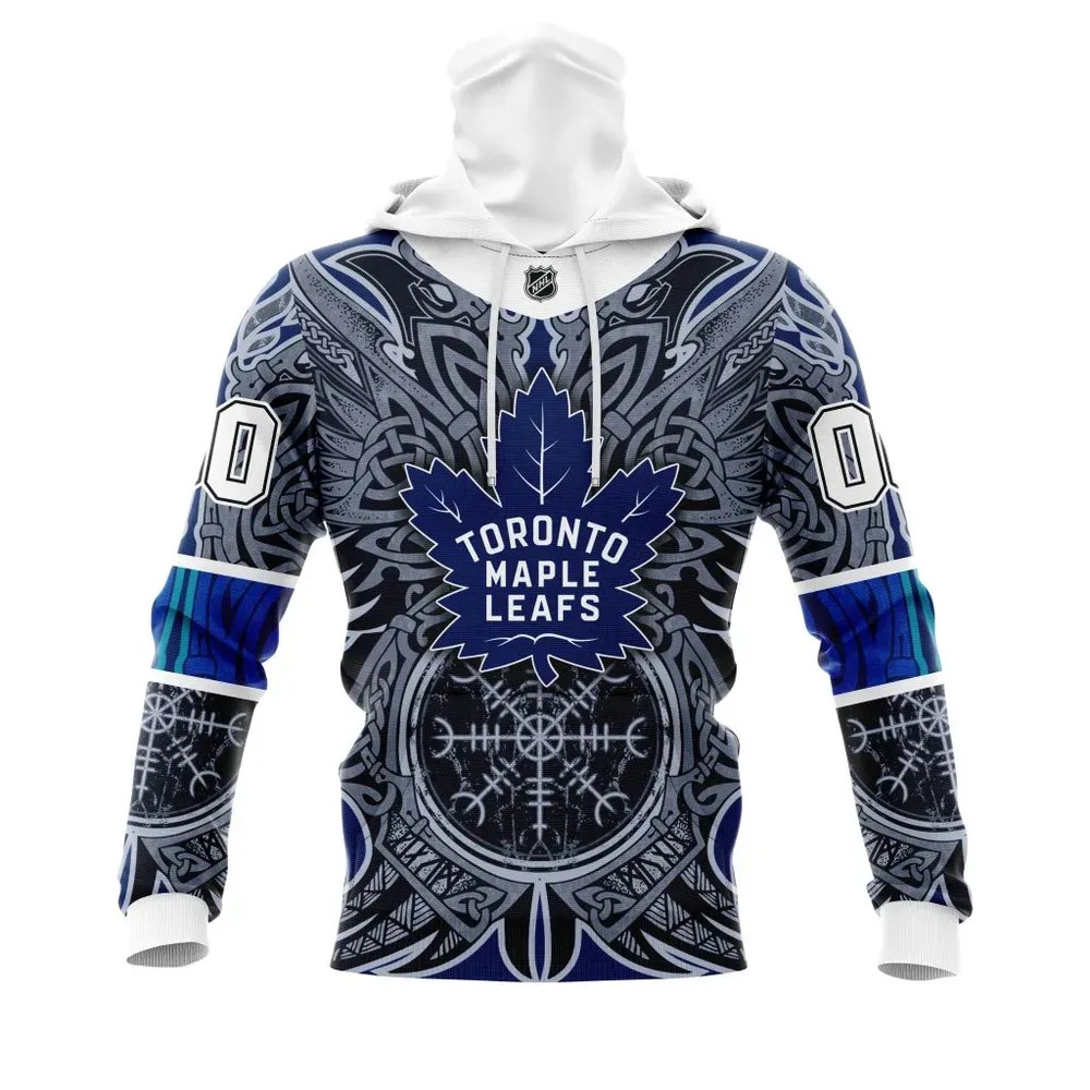 Toronto Maple Leafs | Specialized Norse Viking Symbols St2201 Mask Hoodie