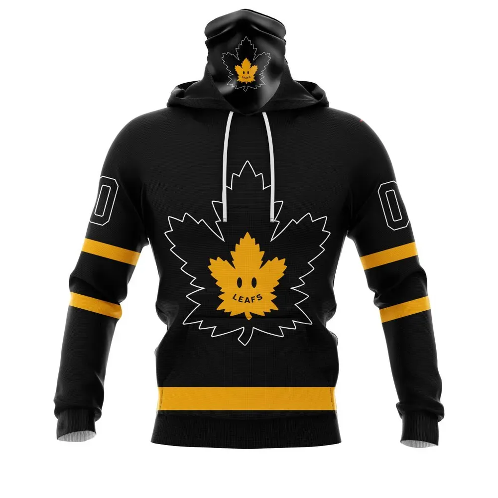 Toronto Maple Leafs X Drew House Premier Reversible Black Mask Hoodie