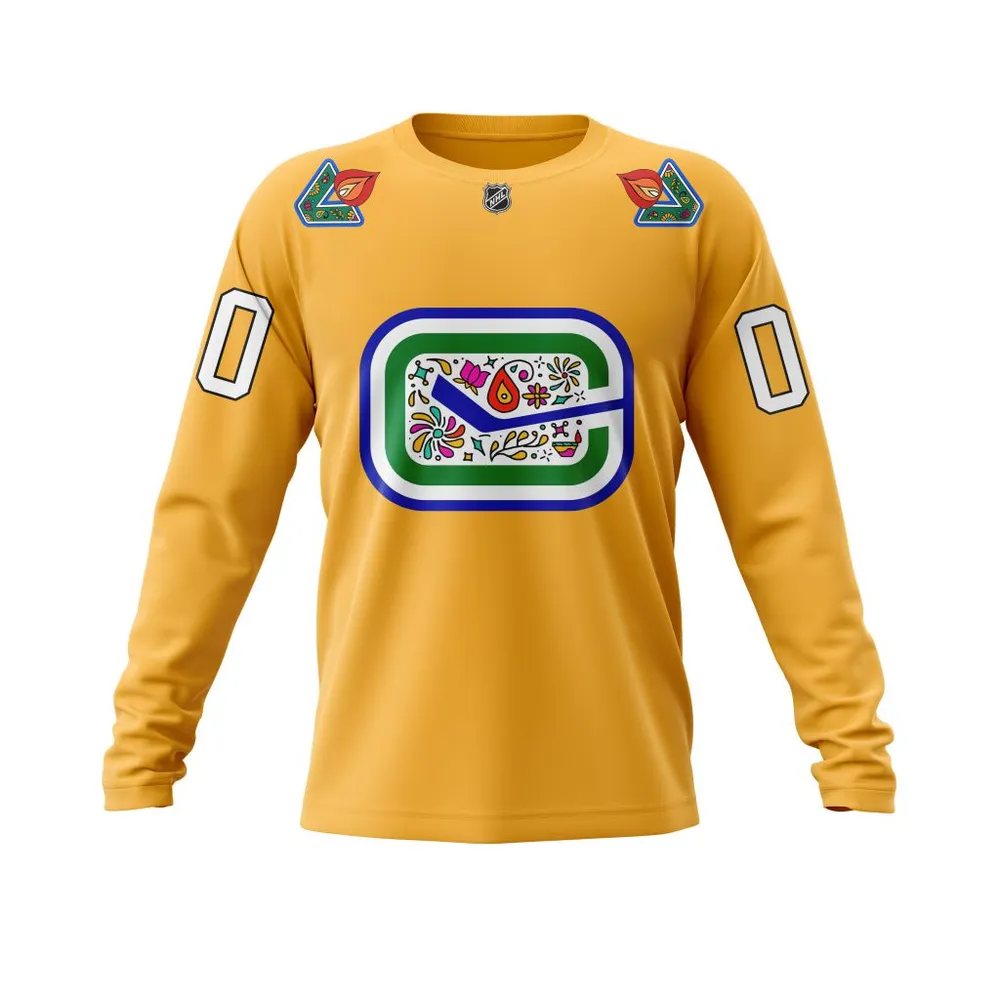 Vancouver Canucks | Celebrate Diwali Specialized Concepts Kits V1 Long Sleeved Sweatshirt 