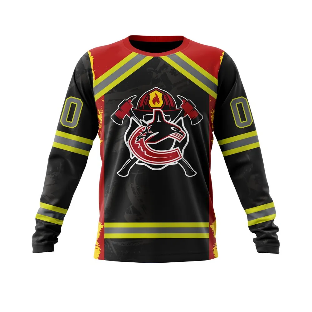 Vancouver Canucks | Honnor Firefighter V0322 Long Sleeved Sweatshirt 