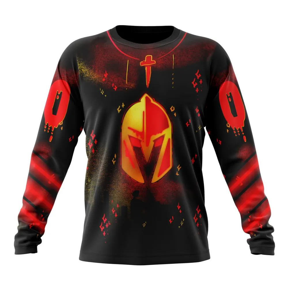 Vegas Golden Knights | Specialized Jersey For Halloween Night Long Sleeved Sweatshirt 