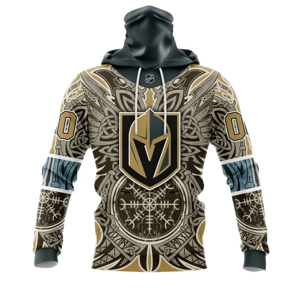 Vegas Golden Knights | Specialized Norse Viking Symbols St2201 Mask Hoodie