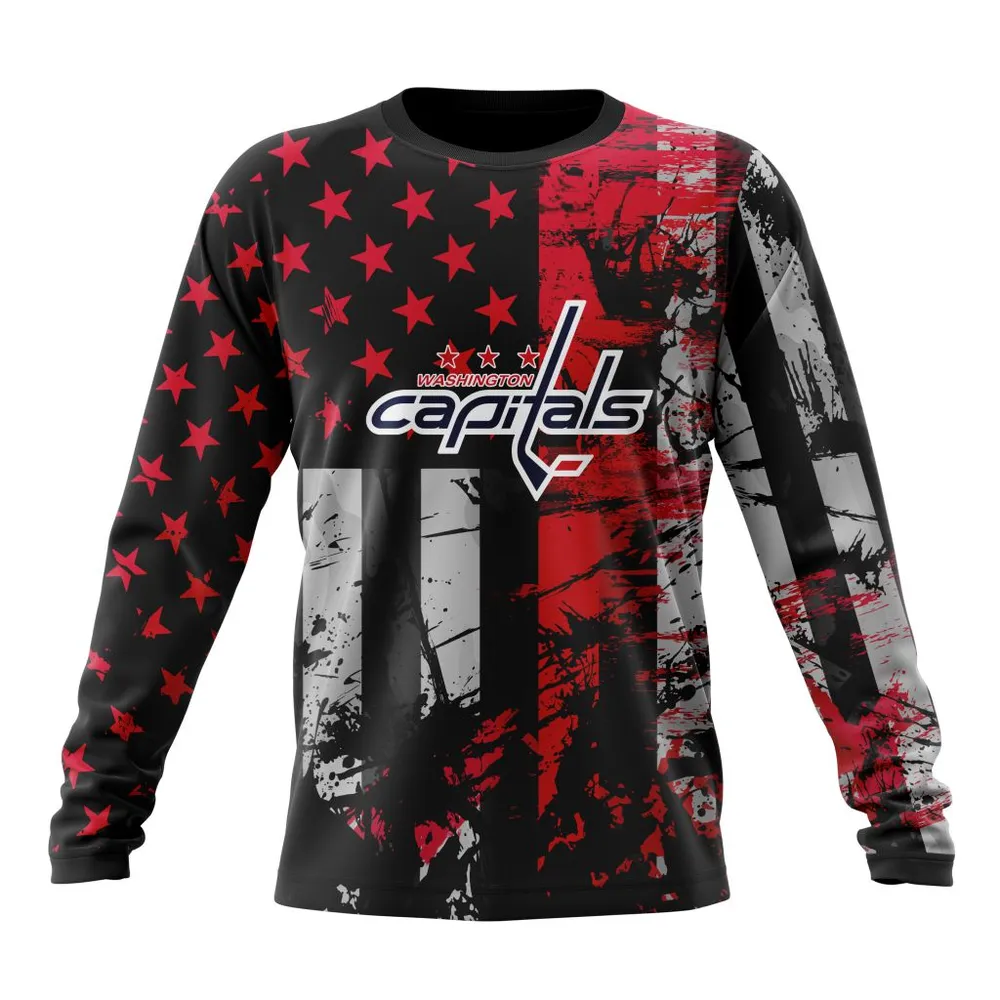 Washington Capitals | Specialized Jersey For America Long Sleeved Sweatshirt 