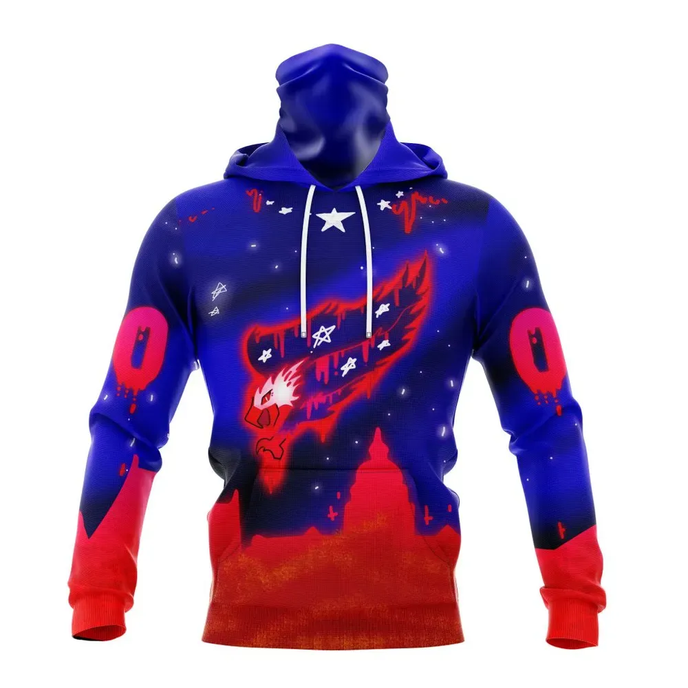 Washington Capitals | Specialized Jersey For Halloween Night Mask Hoodie