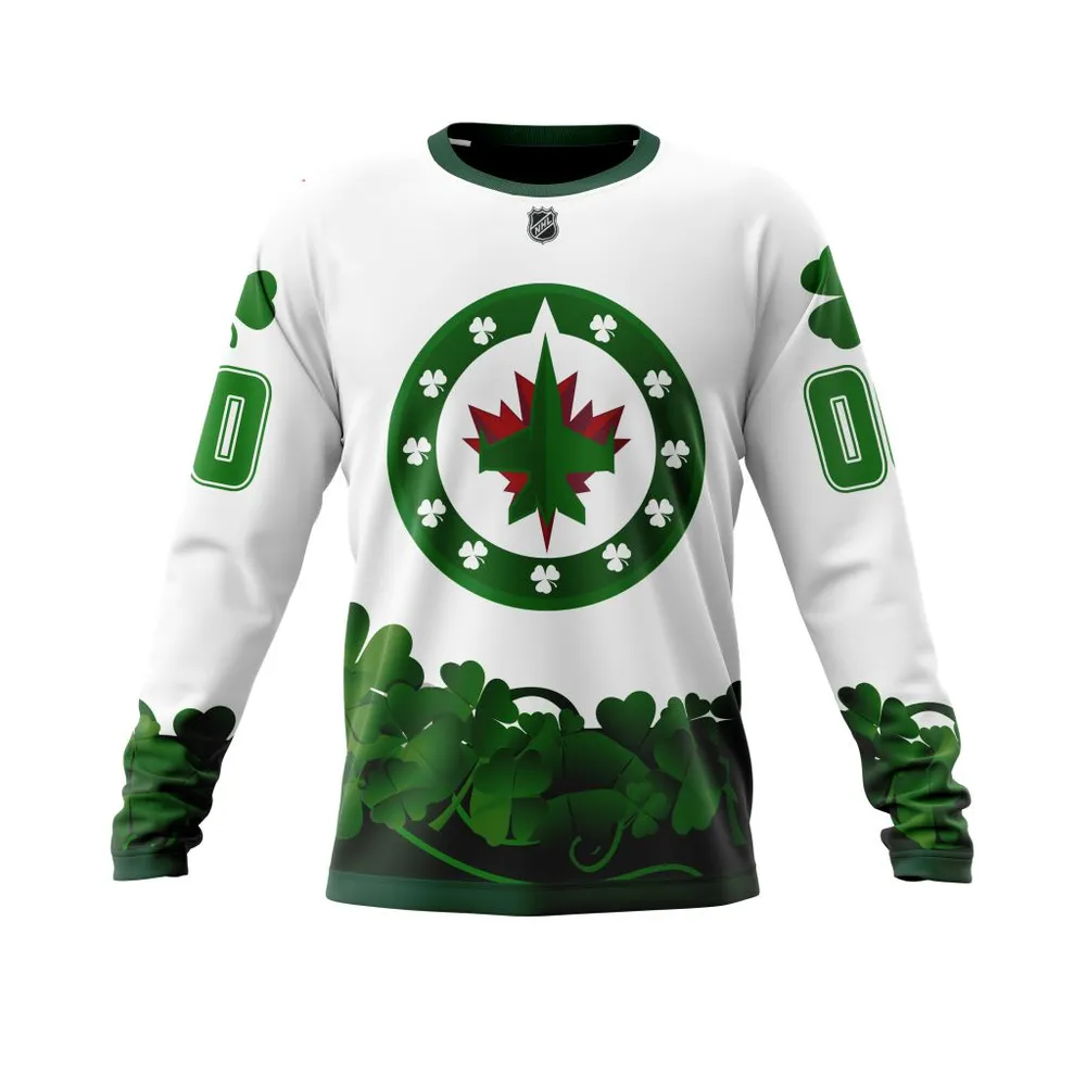 Winnipeg Jets | Happy St.Patrick Days Jersey V0522 Long Sleeved Sweatshirt 