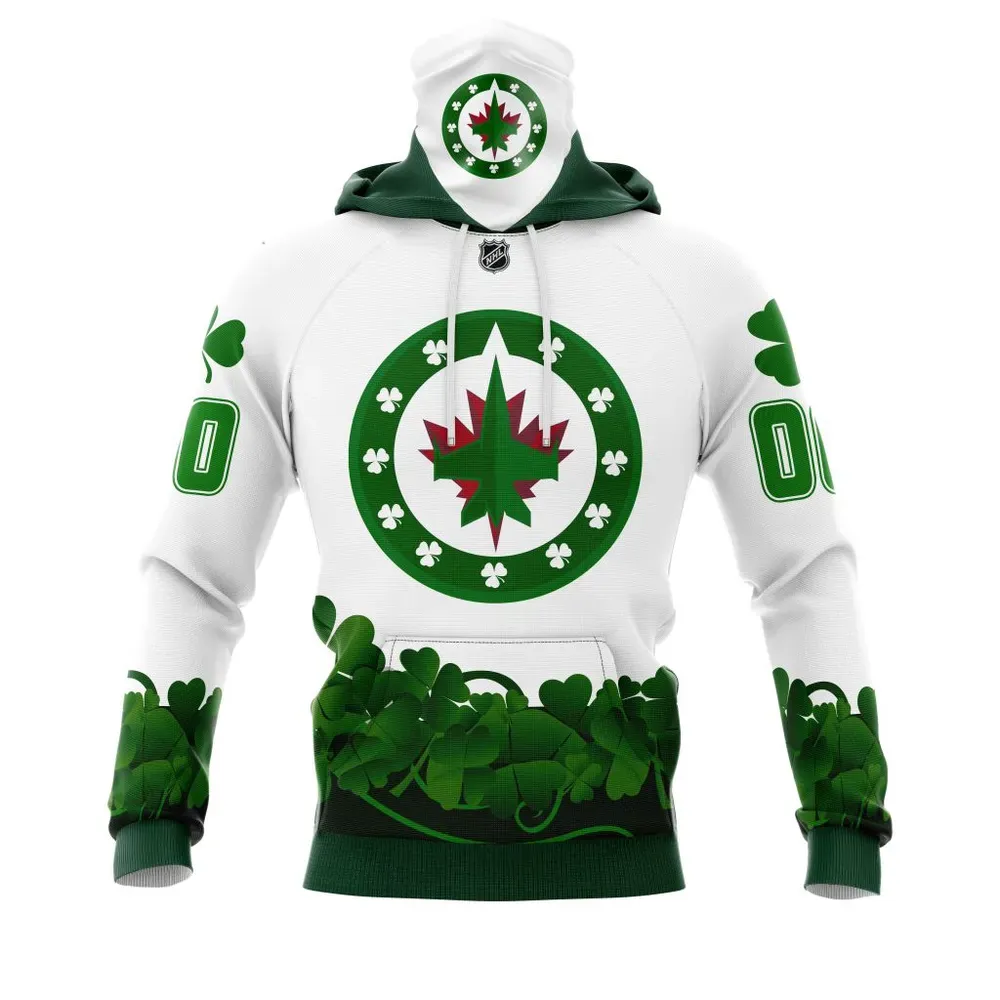 Winnipeg Jets | Happy St.Patrick Days Jersey V0522 Mask Hoodie