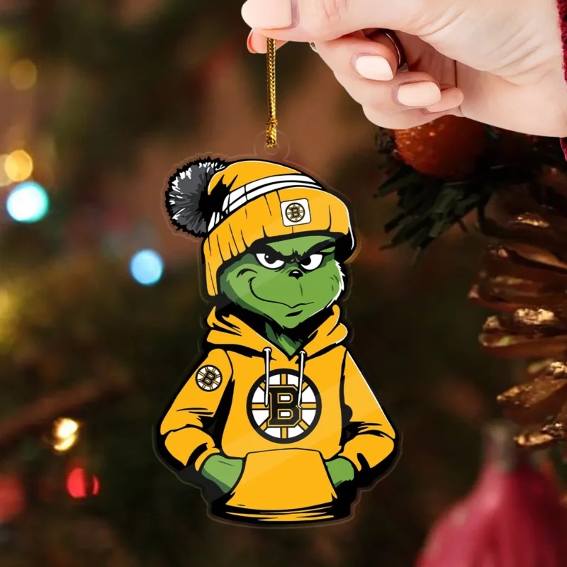 Special Release Boston Bruins NHL Custom Shape Acrylic Ornament HONHL250924ONM02BB