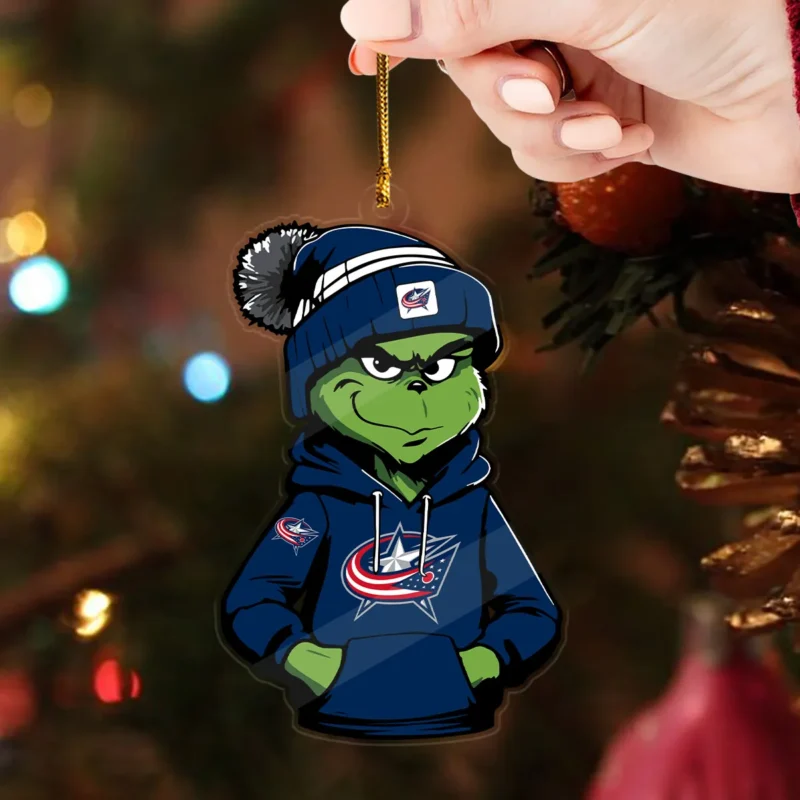 Special Release Columbus Blue Jackets NHL Custom Shape Acrylic Ornament HONHL250924ONM02CBJ