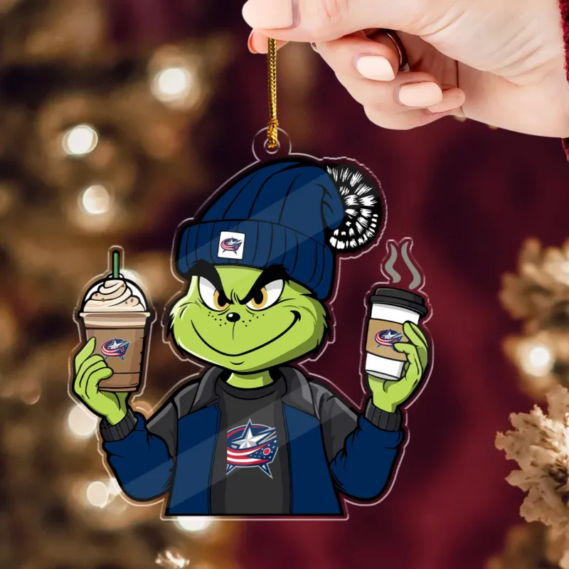 Special Release Columbus Blue Jackets NHL Custom Shape Acrylic Ornament HONHL260924ONM01CBJ