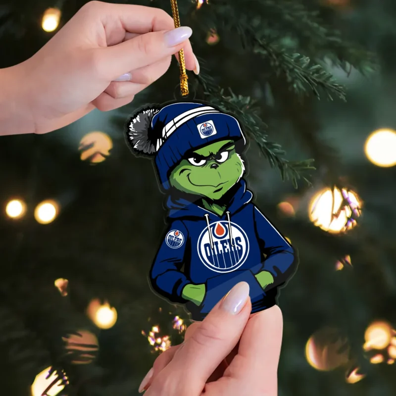 Special Release Edmonton Oilers NHL Custom Shape Acrylic Ornament HONHL250924ONM02EO