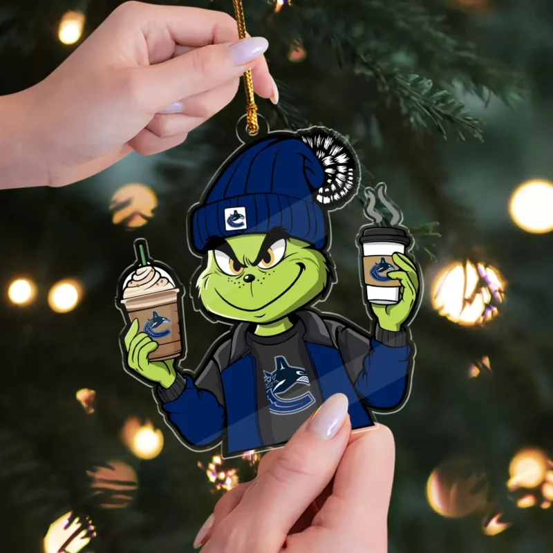 Special Release Vancouver Canucks NHL Custom Shape Acrylic Ornament HONHL260924ONM01VC