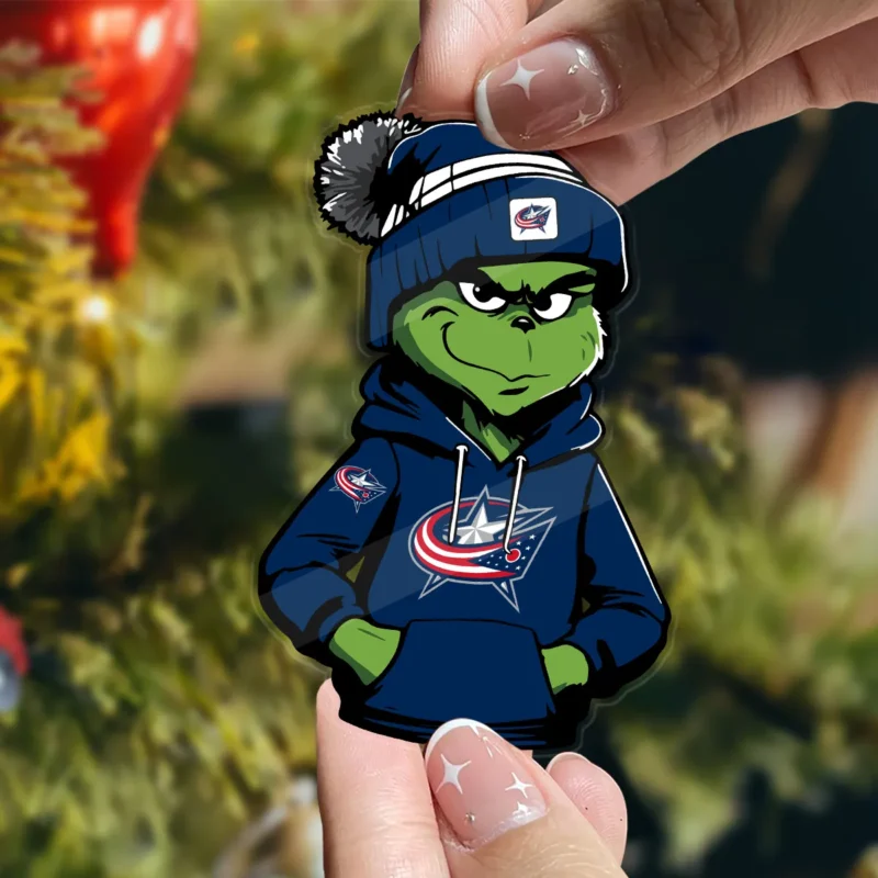 Special Release Columbus Blue Jackets NHL Custom Shape Acrylic Ornament HONHL250924ONM02CBJ