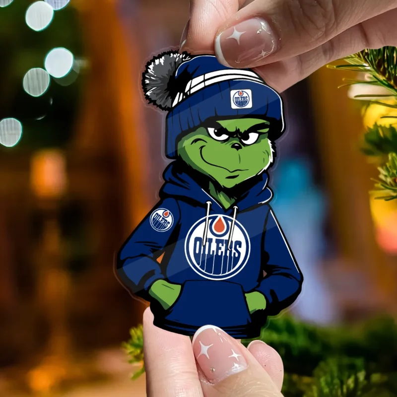 Special Release Edmonton Oilers NHL Custom Shape Acrylic Ornament HONHL250924ONM02EO