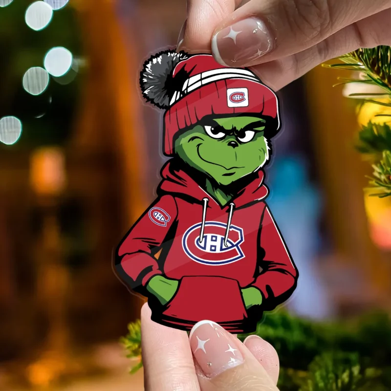 Special Release Montreal Canadiens NHL Custom Shape Acrylic Ornament HONHL250924ONM02MC