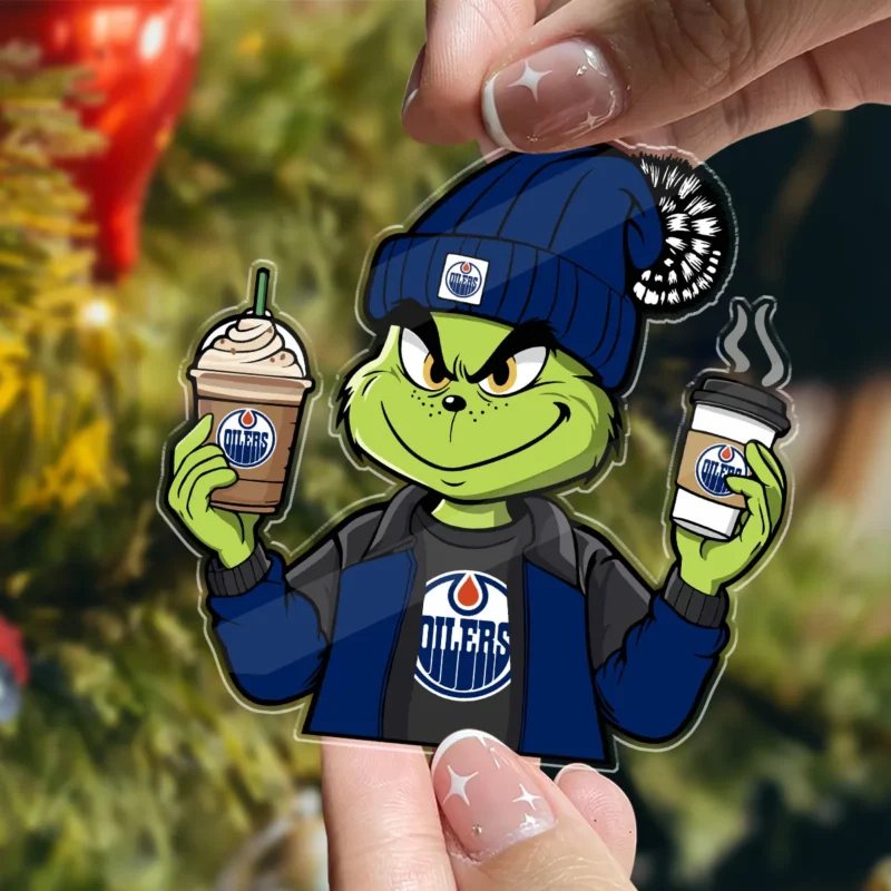 Special Release Edmonton Oilers NHL Custom Shape Acrylic Ornament HONHL260924ONM01EO