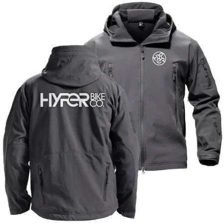 Hyper Bicycles Exclusive Logo Hooded Military Tactical Jacket BLBC210A0510