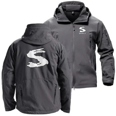 Surly Exclusive Logo Hooded Military Tactical Jacket BLBC210A1910