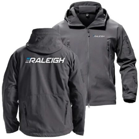 Raleigh Exclusive Logo Hooded Military Tactical Jacket BLBC210A2010