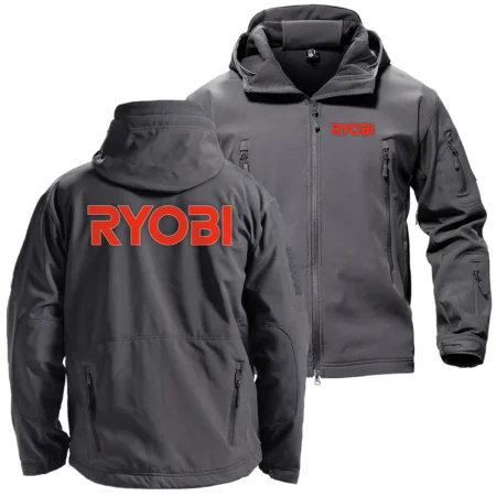 Ryobi Exclusive Logo Hooded Military Tactical Jacket BLC110A1010