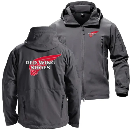 Red Wing Shoes Exclusive Logo Hooded Military Tactical Jacket BLC110A1410