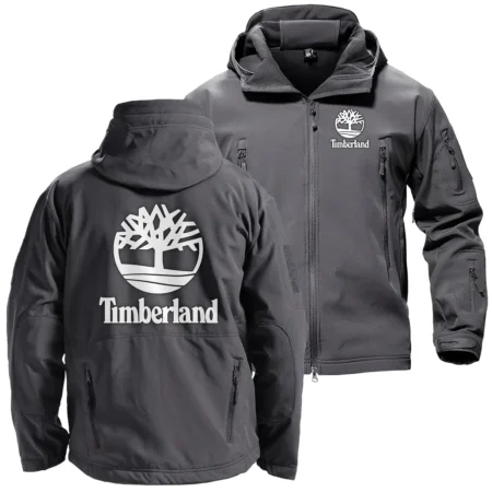 Timberland Exclusive Logo Hooded Military Tactical Jacket BLC110A1510