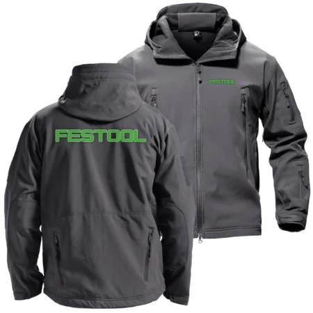 Festool Exclusive Logo Hooded Military Tactical Jacket BLC110A2810