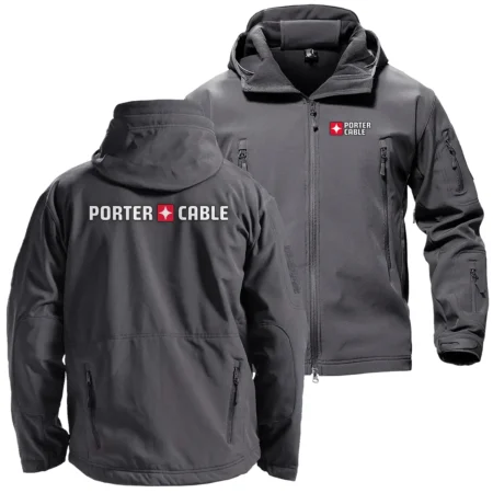 Porter-Cable Exclusive Logo Hooded Military Tactical Jacket BLC110A3010