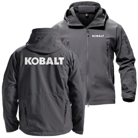 Kobalt Exclusive Logo Hooded Military Tactical Jacket BLC110A3110