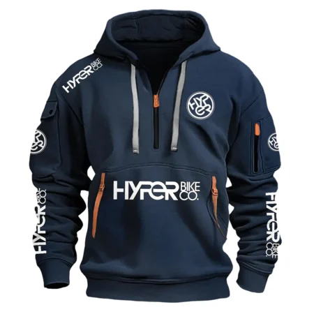 Hyper Bicycles Exclusive Logo Fashion Hoodie Half Zipper BLBC210A051