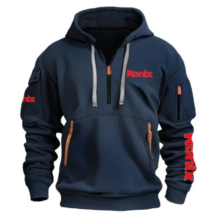 Ronix Exclusive Logo Fashion Hoodie Half Zipper BLC110A191