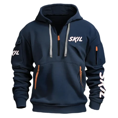 Skil Exclusive Logo Fashion Hoodie Half Zipper BLC110A201