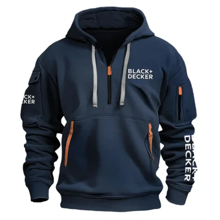 Black And Decker Exclusive Logo Fashion Hoodie Half Zipper BLC110A221