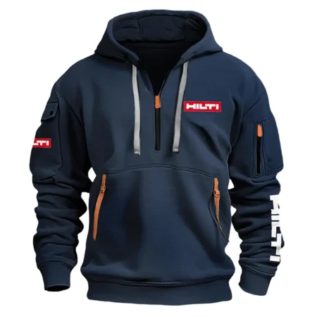 Hilti Exclusive Logo Fashion Hoodie Half Zipper BLC110A231