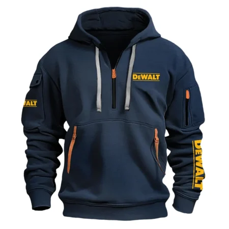 DeWalt Exclusive Logo Fashion Hoodie Half Zipper BLC110A361