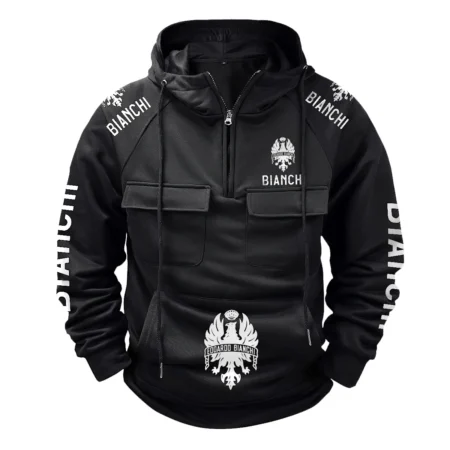 Bianchi Exclusive Logo Tactical Quarter Zip Hoodie BLBC210A022