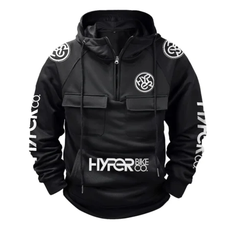 Hyper Bicycles Exclusive Logo Tactical Quarter Zip Hoodie BLBC210A052